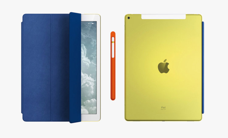 Эксклюзив от Джони Айва: уникальный iPad Pro с чехлом и Apple Pencil. Фото.