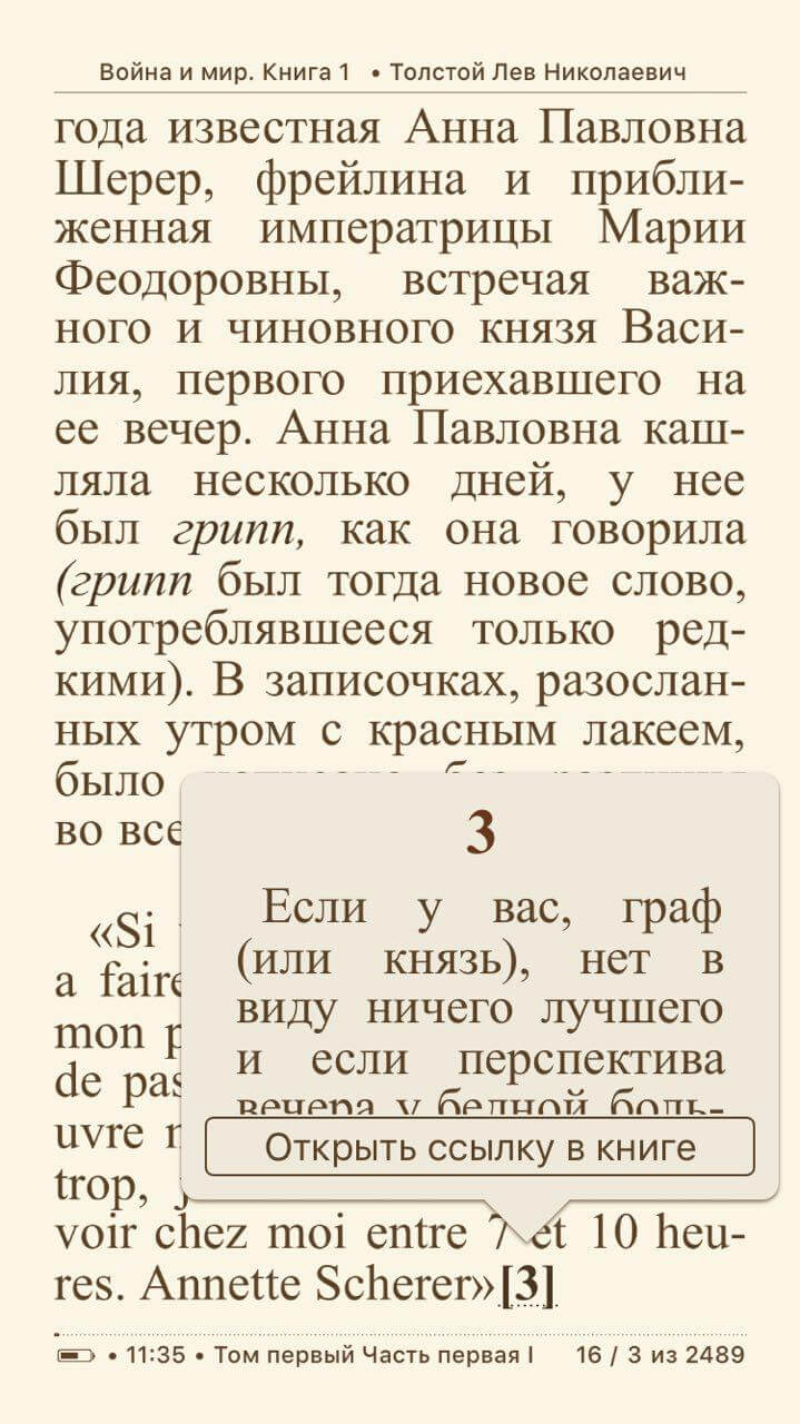 Чтение на iPhone