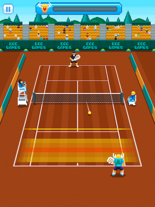 One Tap Tennis — это издевательство над теннисом. One Tap Tennis — это издевательство над теннисом. Фото.