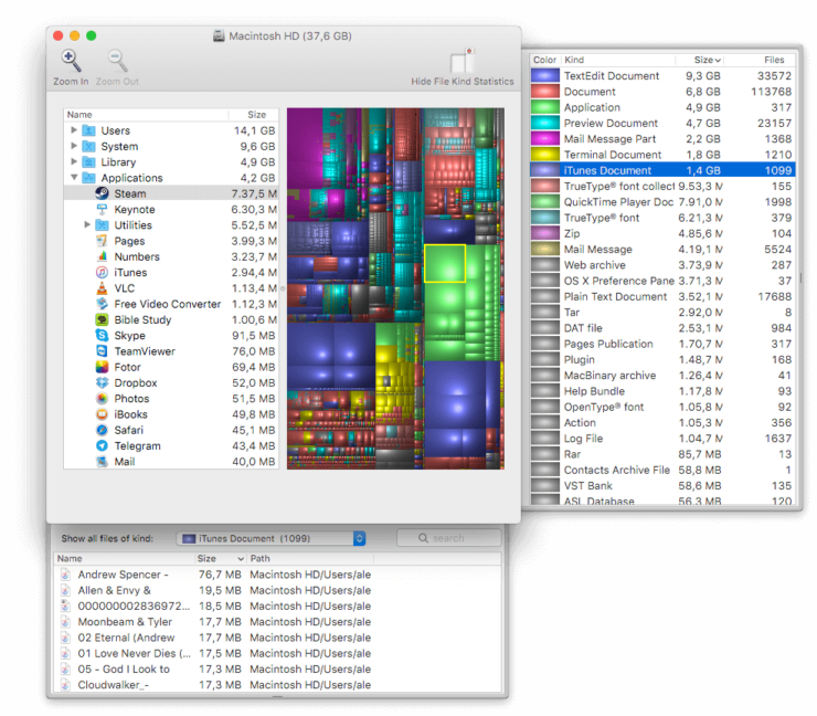 disk-inventory-selection-list
