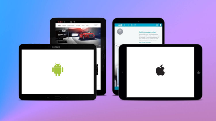 iOS против Android: свежая сводка с фронтов. Фото.