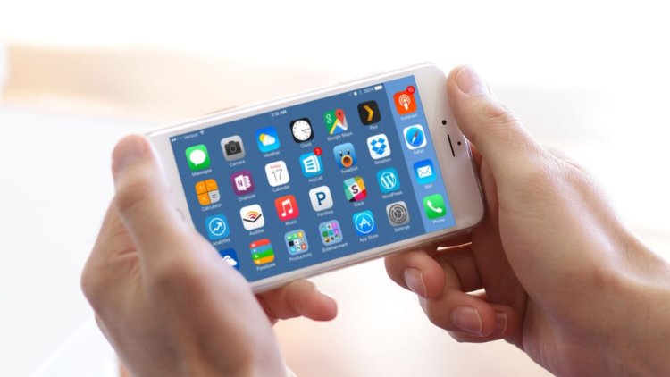 Как добавить пробел между иконками на экране iPhone. Фото.