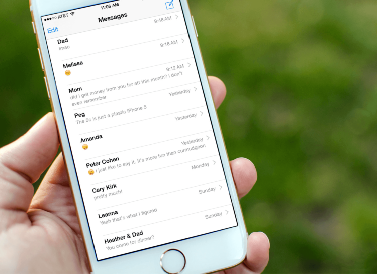 Новая ссылка «убивает» сообщения на iPhone и Mac. Фото.