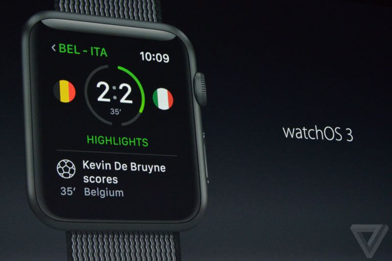 Apple представила watchOS 3 в рамках WWDC 2016. Apple представила watchOS 3 в рамках WWDC 2016. Фото.