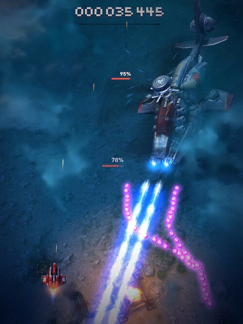 Sky Force Reloaded — переосмысление легендарной игры. Sky Force Reloaded — переосмысление легендарной игры. Фото.