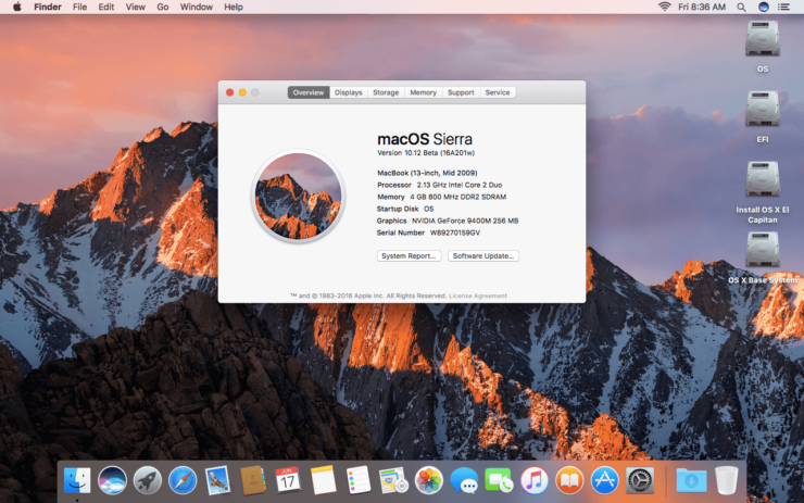 Как установить macOS Sierra на неподдерживаемый Mac. Как установить macOS Sierra на неподдерживаемый Mac. Фото.