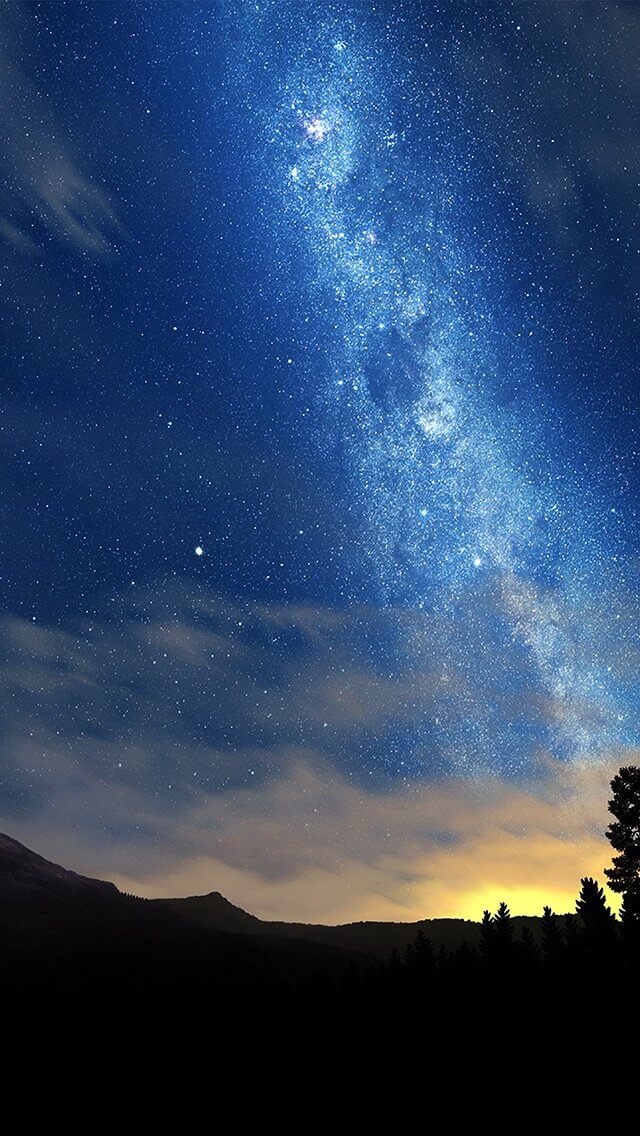 wonderful-tonight-space-star-sunset-mountain-iphone-5
