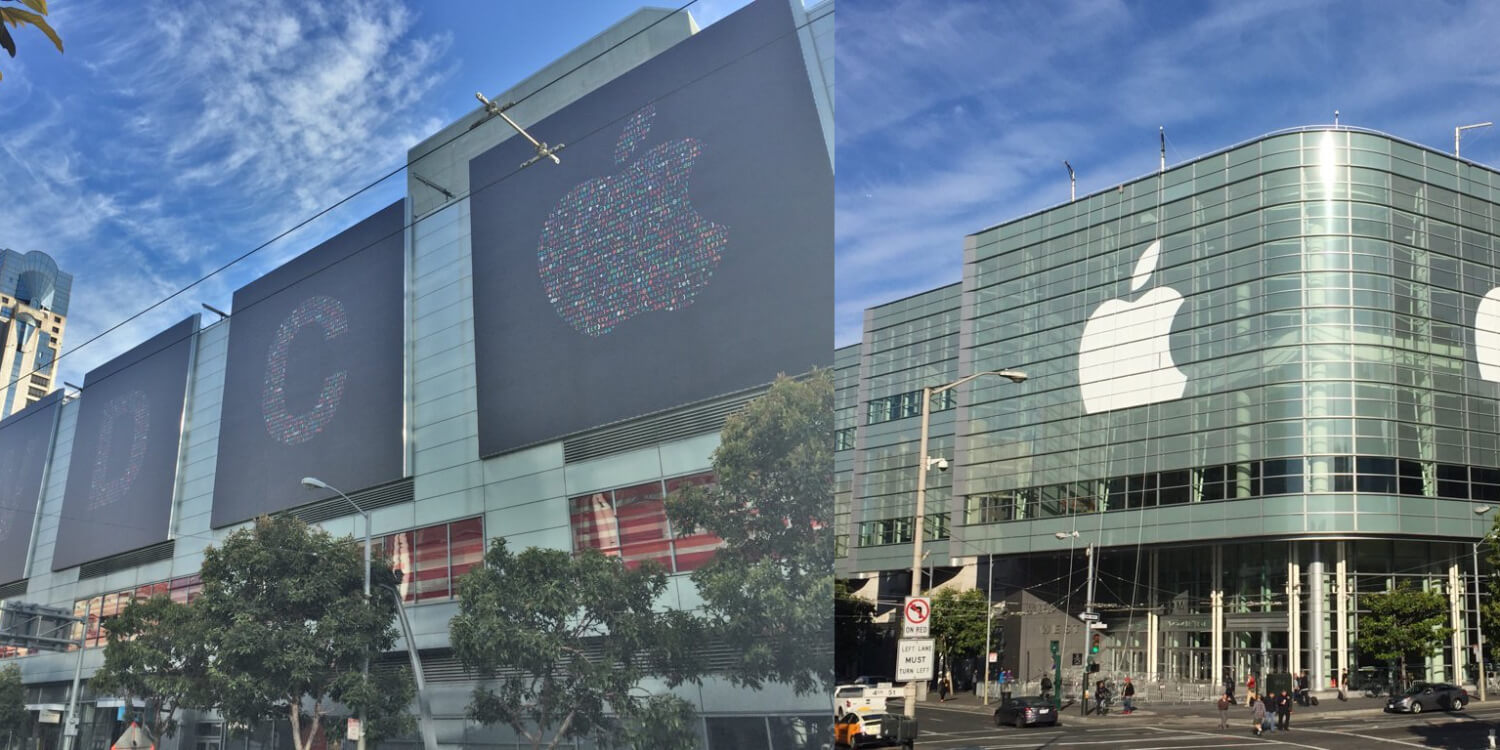 Apple украсила места проведения WWDC 2016 и готова принять гостей. Apple украсила места проведения WWDC 2016 и готова принять гостей. Фото.