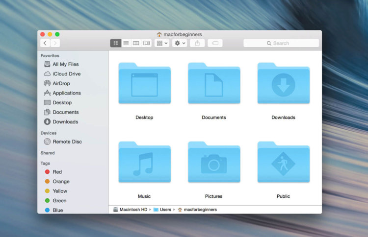 Как быстро узнать размер папки на Mac. Фото.
