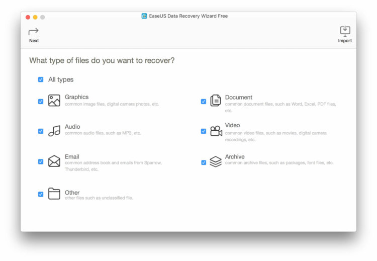 EaseUS Data Recovery Wizard