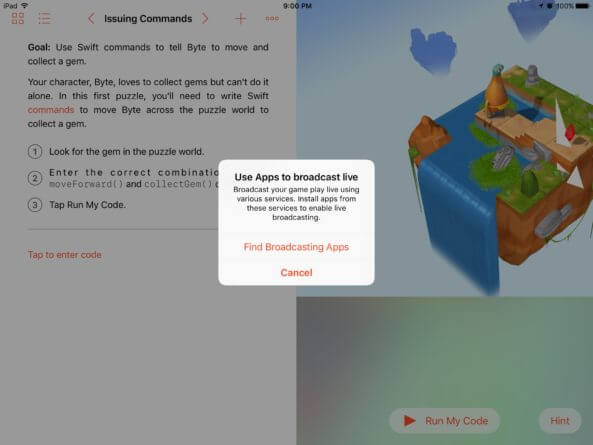 В iOS 10 beta 2 доступен стриминг игр и приложений. В iOS 10 beta 2 доступен стриминг игр и приложений. Фото.