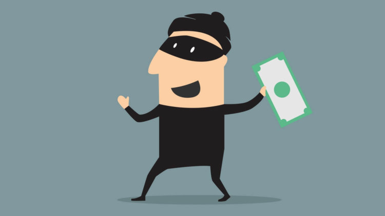 Stolen money