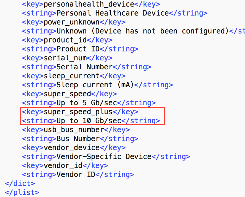 В macOS Sierra нашли упоминание о более быстром USB-порте. В macOS Sierra нашли упоминание о более быстром USB-порте. Фото.