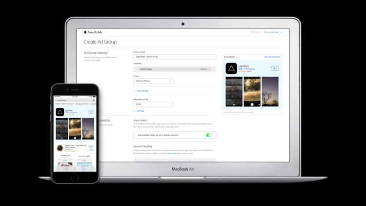 Насколько эффективна реклама в поиске App Store. Фото.