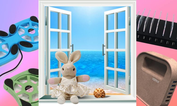 Из Китая с любовью: кролик-зарядка, кулер для MacBook и док-горшок. Фото.