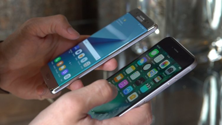 Поражение Samsung вновь сыграло на пользу Apple. Фото.