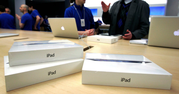 iPad в магазине
