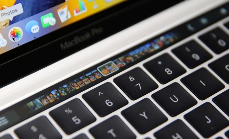 Какие приложения поддерживают Touch Bar в новом MacBook Pro. Фото.