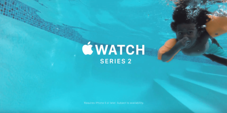 Новая реклама Apple Watch называется «Go Swim». Фото.