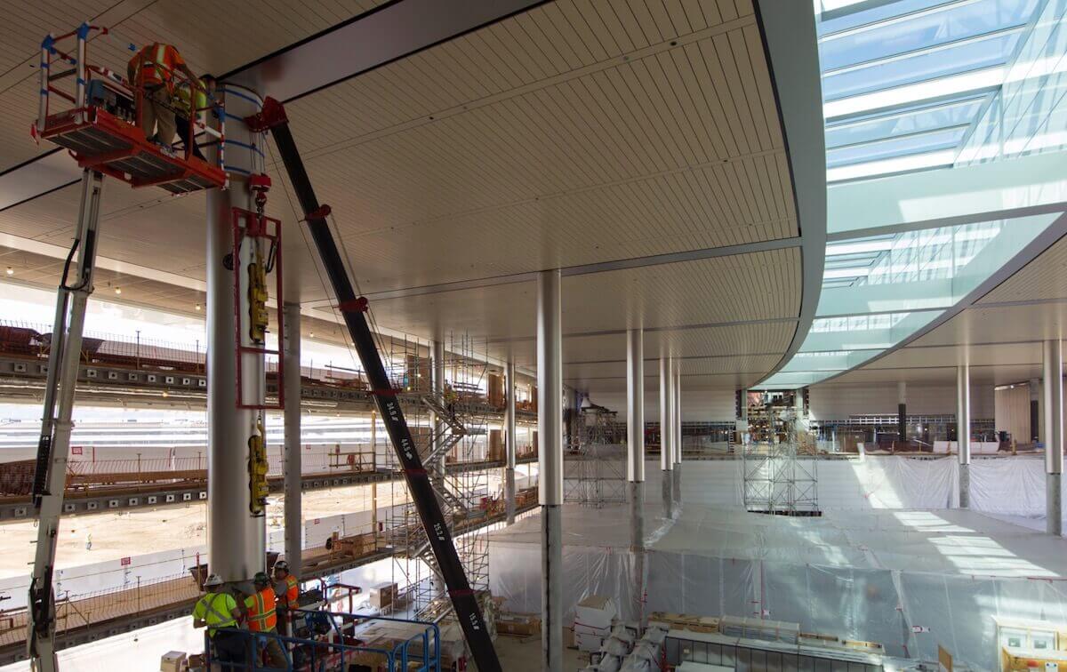 Как выглядит внутреннее убранство Apple Campus 2. Как выглядит внутреннее убранство Apple Campus 2. Фото.