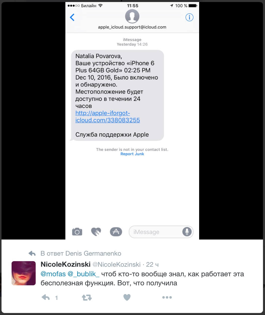 Как не стать жертвой мошенников при потере iPhone. Как не стать жертвой мошенников при потере iPhone. Фото.