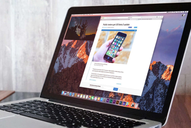 Еще один повод установить новейшую версию macOS. Фото.