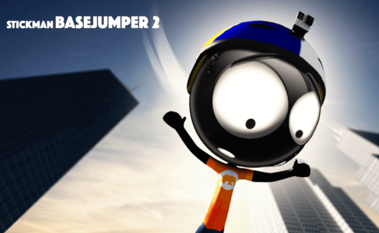 Stickman Base Jumper 2 — захватывающее продолжение. Фото.