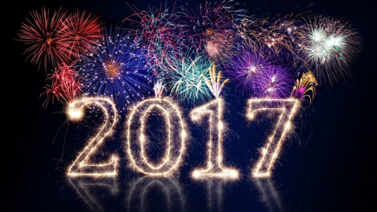 Новогодние фейерверки в снимках с iPhone 7. Фото.