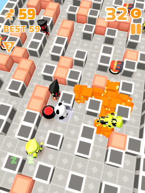 Blast Blitz — сумбурное слияние Crossy Road и Bomberman. Blast Blitz — сумбурное слияние Crossy Road и Bomberman. Фото.