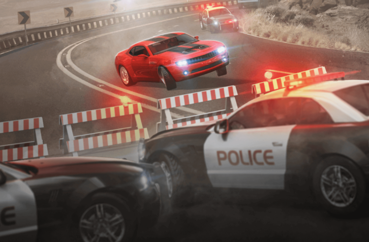 Погоня на трассе — хотел стать угонщиком, но не задалось. Фото.