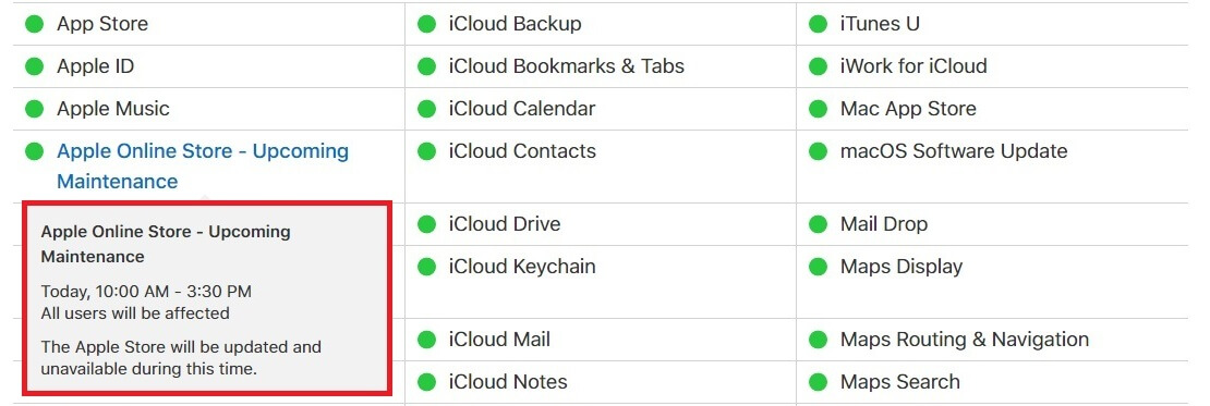 Apple закрывает фирменный онлайн-магазин для «обновления». Apple закрывает фирменный онлайн-магазин для «обновления». Фото.