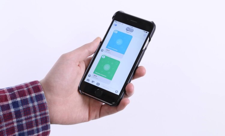 Как переводить деньги с помощью iMessage. Фото.