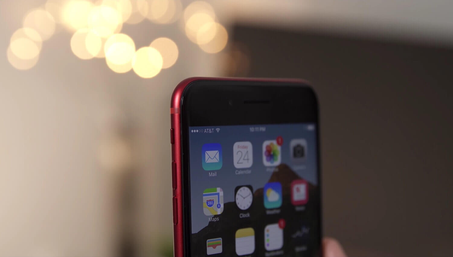 Iphone 7 Red с черным экраном
