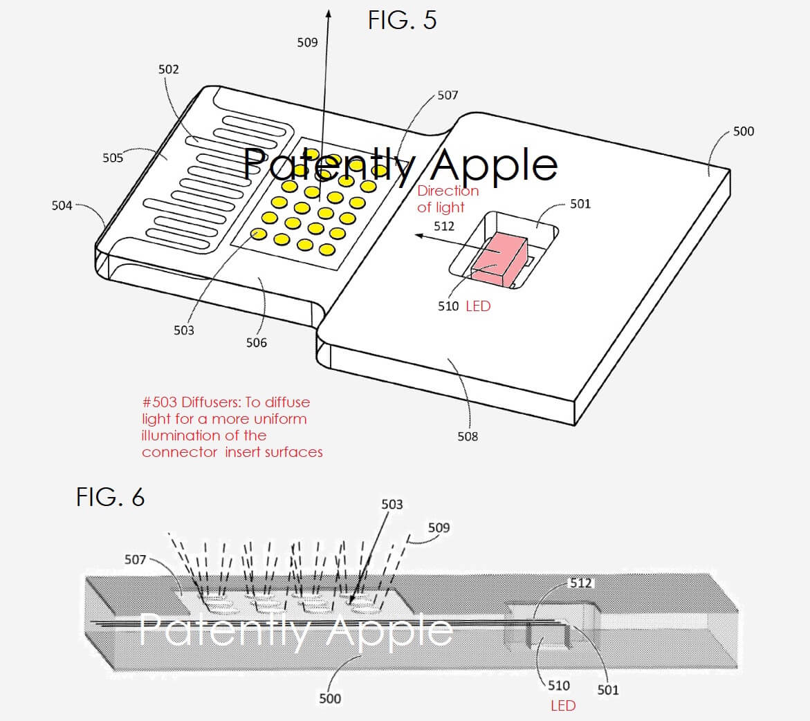 Apple запатентовала светящийся Lightning. Apple запатентовала светящийся Lightning. Фото.