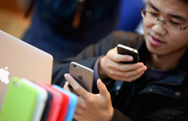 У Apple не получается покорить Китай. У Samsung тоже. Фото.