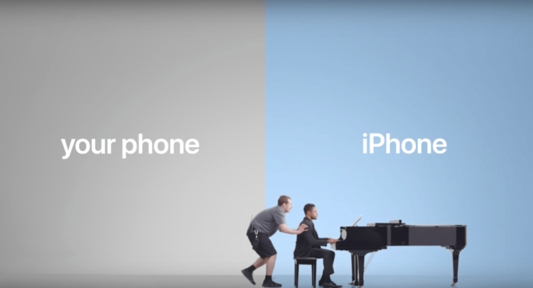 Apple выпустила три новых видео, призывающих перейти на iPhone. Фото.