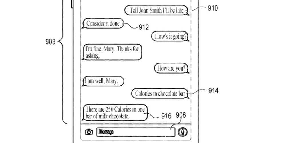 Apple запатентовала возможность переписки с Siri в iMessage. Apple запатентовала возможность переписки с Siri в iMessage. Фото.