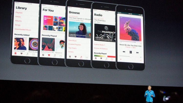 Apple позволит использовать Apple Music в сторонних приложениях. Фото.