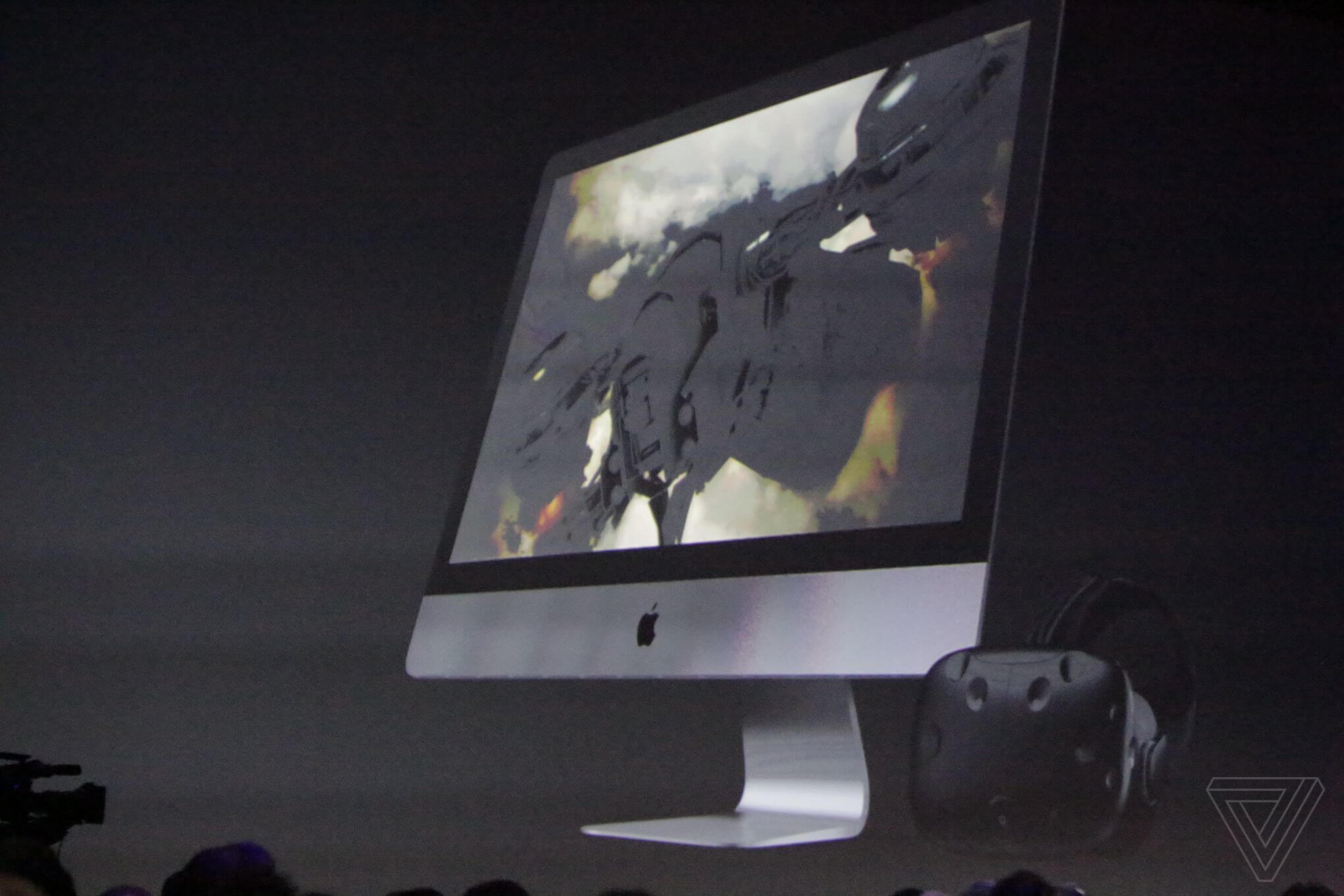 Apple показала обновленные iMac на WWDC 2017. Apple показала обновленные iMac на WWDC 2017. Фото.