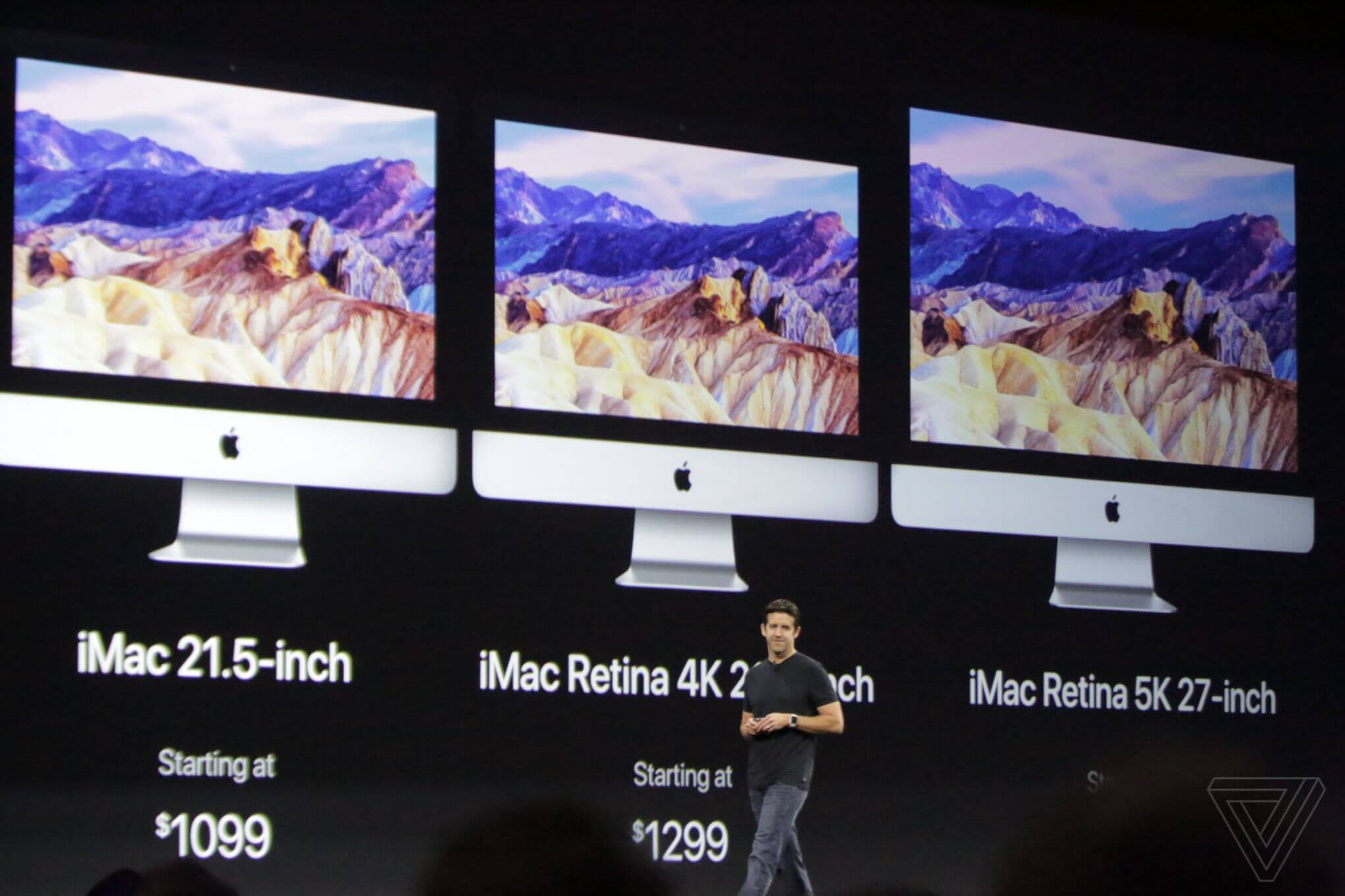 Apple показала обновленные iMac на WWDC 2017. Apple показала обновленные iMac на WWDC 2017. Фото.