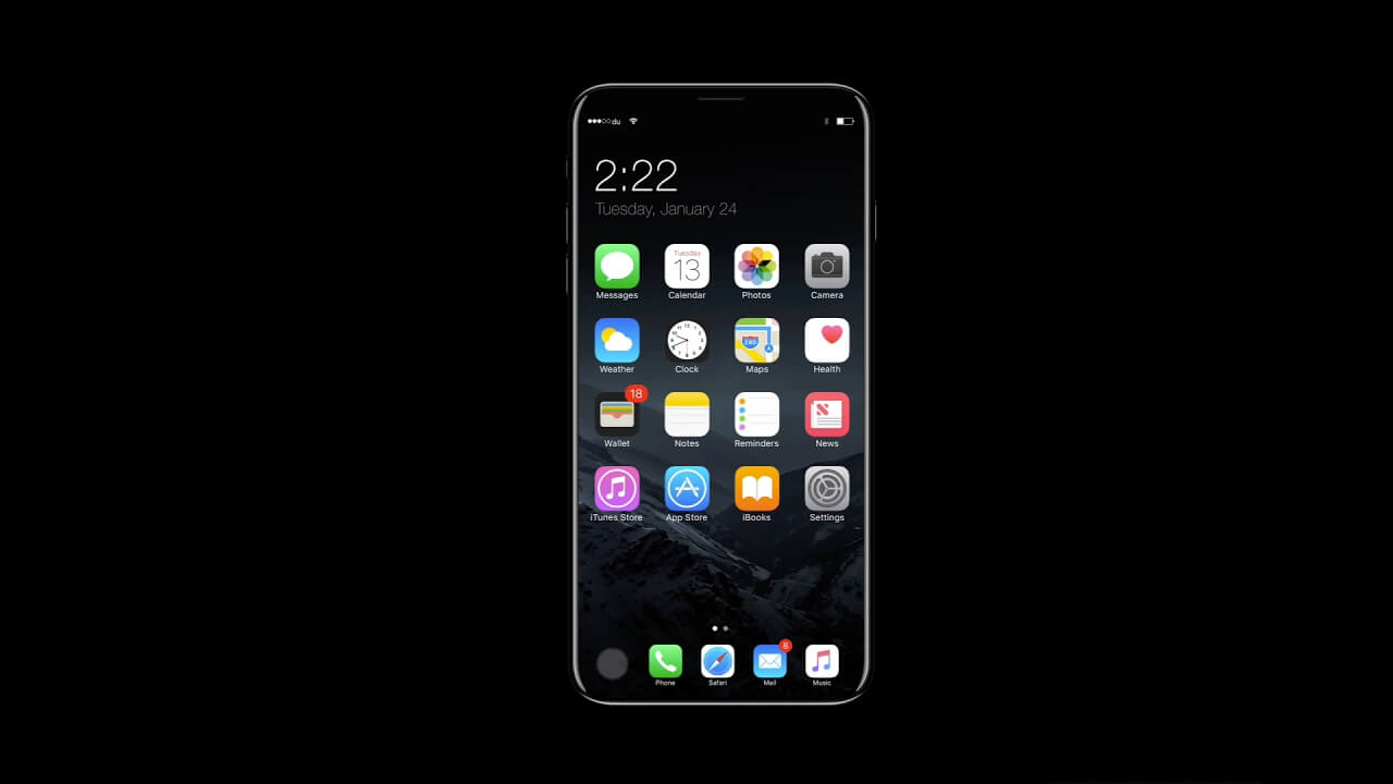 Похоже, iPhone 8 будет именно таким. Похоже, iPhone 8 будет именно таким. Фото.