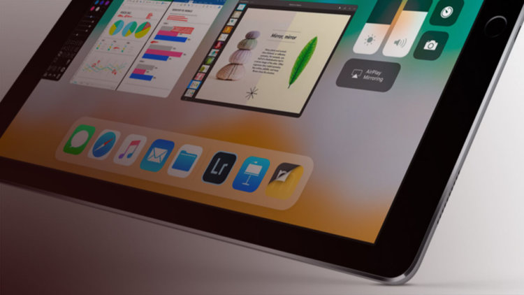 #Видео: Обзор iOS 11 на iPad. Фото.