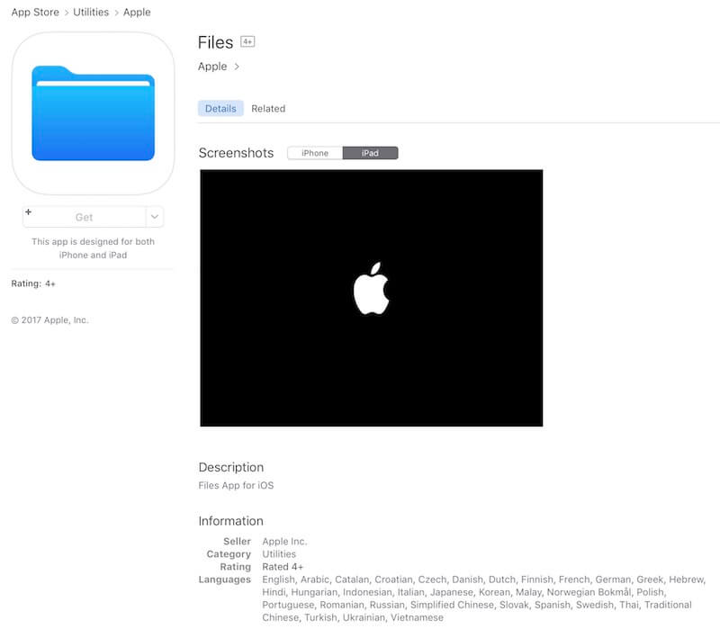 В App Store появился файловый менеджер для iOS 11. В App Store появился файловый менеджер для iOS 11. Фото.
