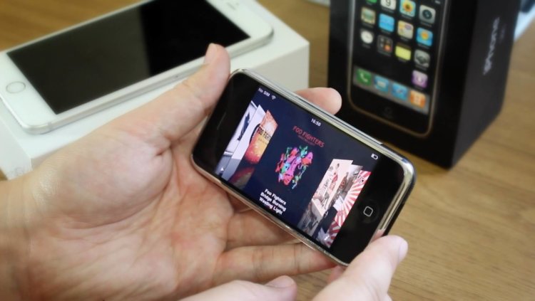 Как выглядит одно из первых фото, сделанное на iPhone. Фото.