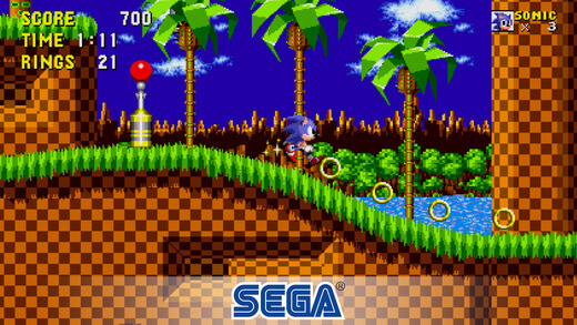Sonic и другие игры от Sega вышли на iOS. Sonic и другие игры от Sega вышли на iOS. Фото.
