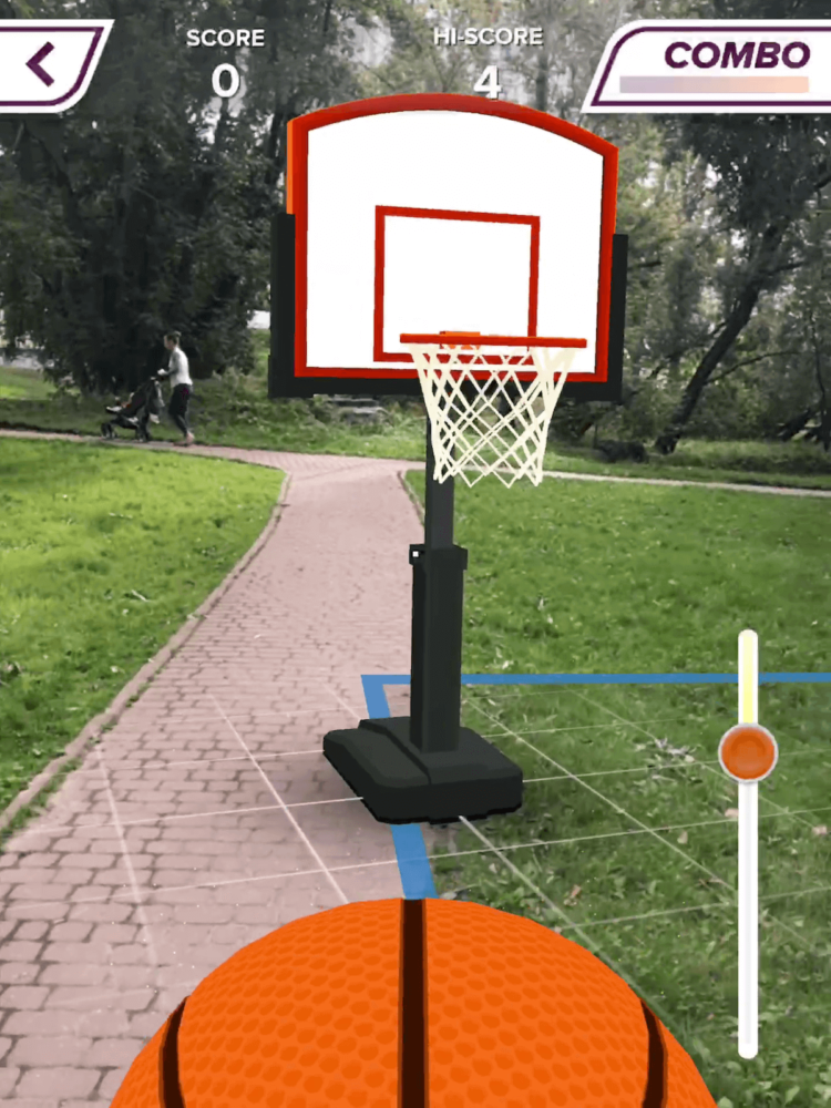 #Видео: Подборка приложений ARKit. AR Basketball. #Видео: Подборка приложений ARKit. AR Basketball. Фото.