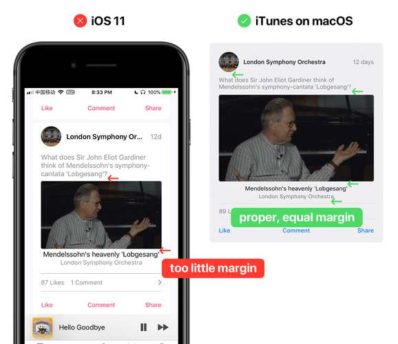 В iOS 11 столько дизайнерских ляпов, что вам и не снилось. В iOS 11 столько дизайнерских ляпов, что вам и не снилось. Фото.