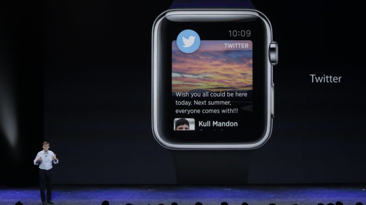 Twitter отказался от поддержки приложения для Apple Watch. Фото.