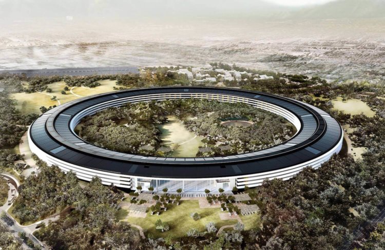 Сколько было потрачено на Apple Park: подробный разбор. Фото.