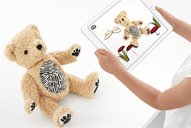 Знакомьтесь: Parker — плюшевый мишка из дополненной реальности. Знакомьтесь: Parker — плюшевый мишка из дополненной реальности. Фото.